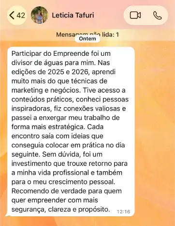 Depoimento de participante 2