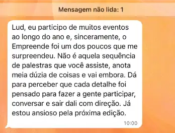 Depoimento de participante 3