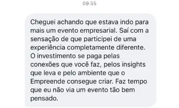 Depoimento de participante 5
